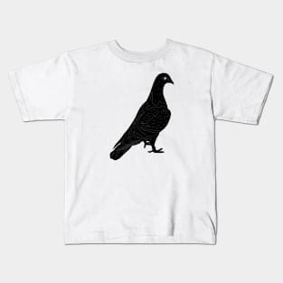 "The Elegance of Pigeons for Bird Lovers" Kids T-Shirt